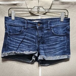 Hollister Dark Blue Jean Shorts